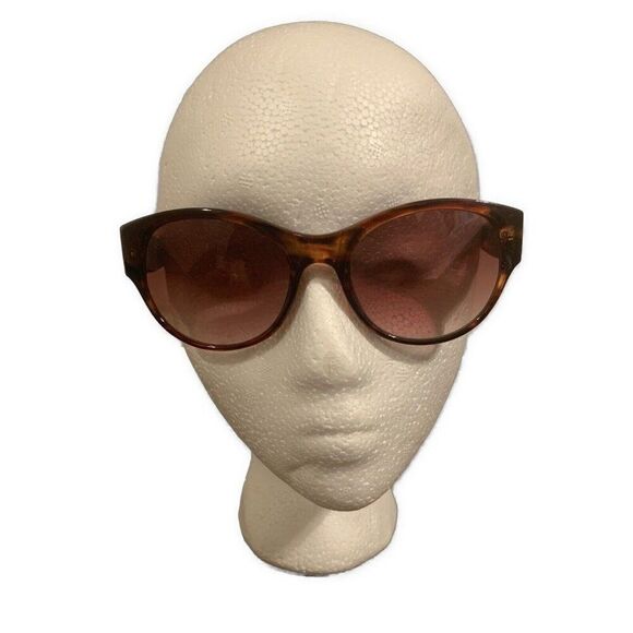 Nicole Miller Womens Brown Tortoise Cat Eye Sunglasses #35 - Picture 1 of 4